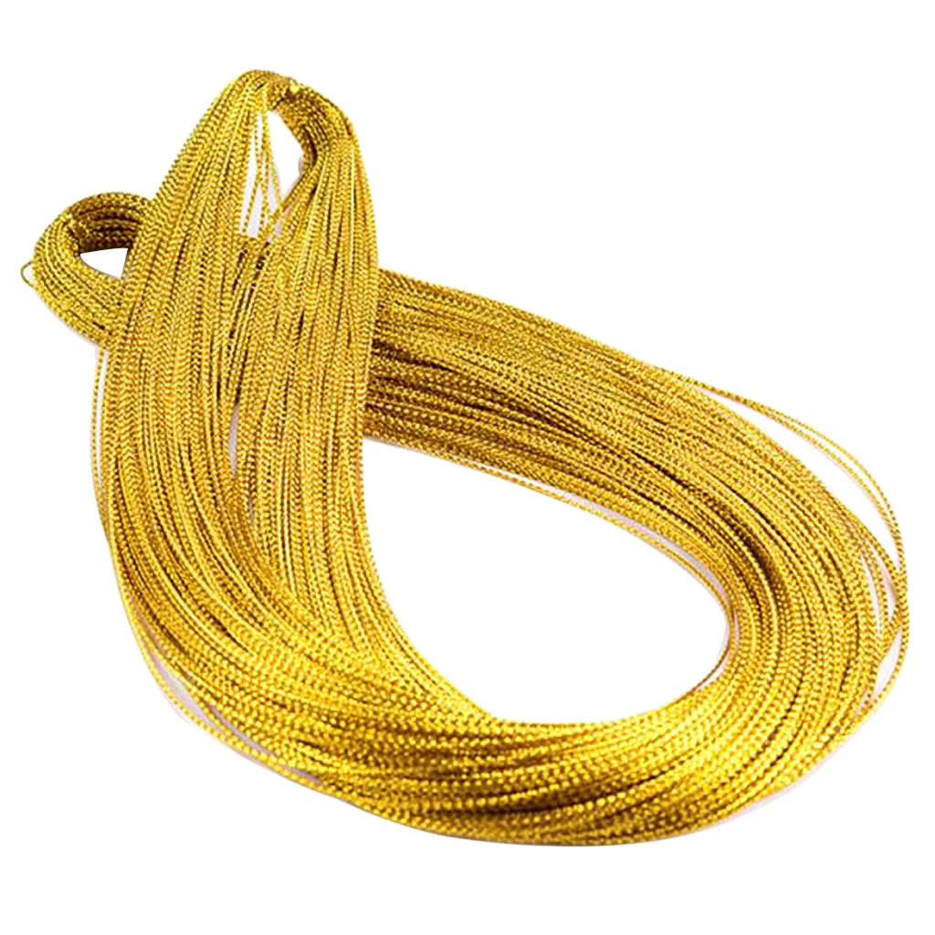 

DIY Metallic Cord Jewellery Thread Craft Strings Jewelry Braided Thread Jewellery Making Accessory Making Cord Tags Rope