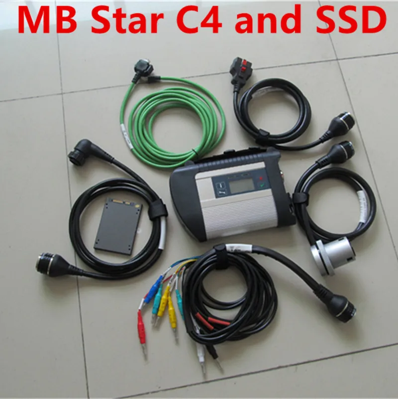c4 and ssd CF52+ MB Star C4 SD подключения+ SSD,12 с системой диагностики HHTwin компактный мультиплексор для диагностики 4 Mercede для диагностики MB - Цвет: c4 and ssd