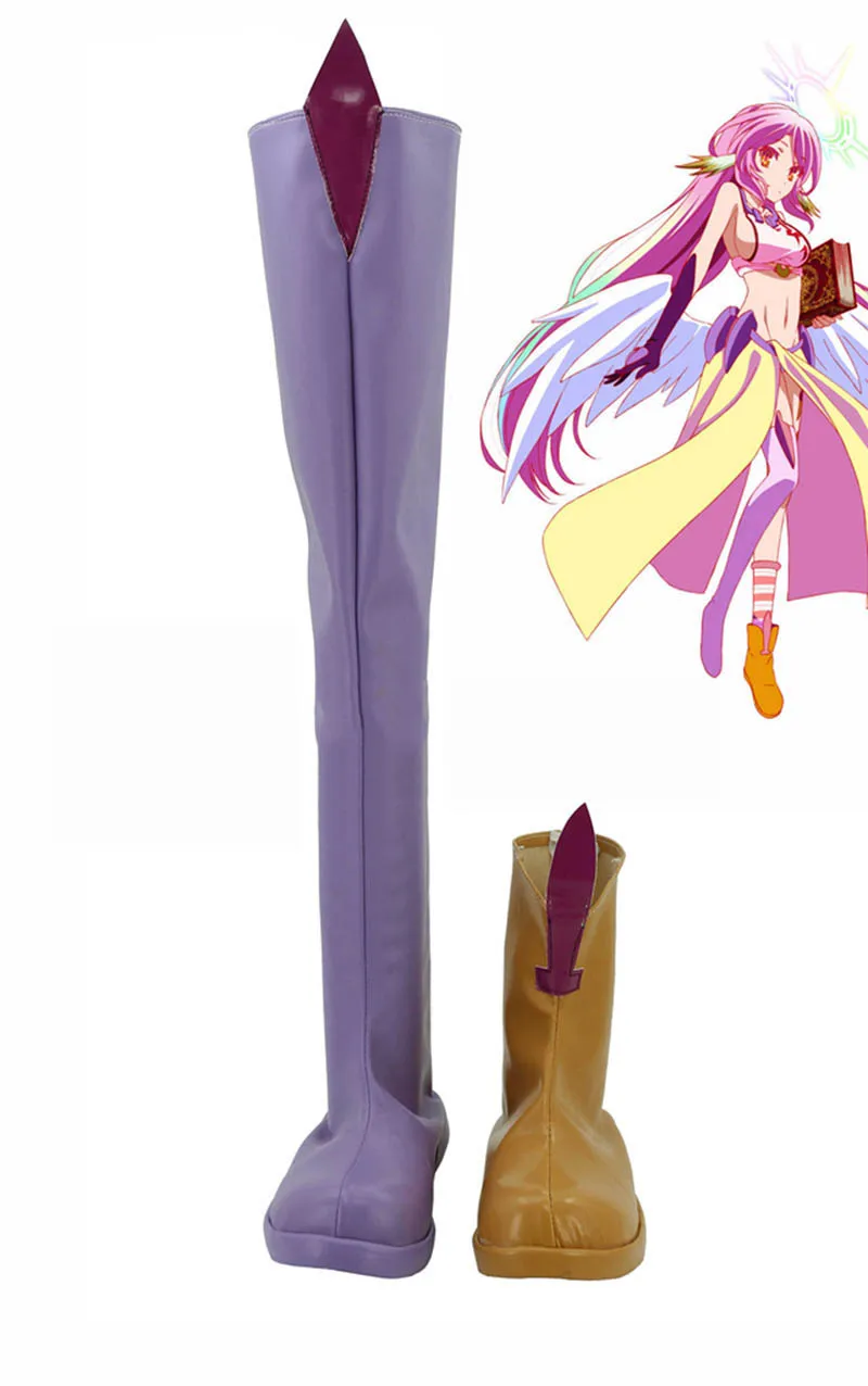 No Game No Life Jibril Cosplay Shoes Boots Jibril Cosplay Wig Custom Made For Halloween Christmas Festival