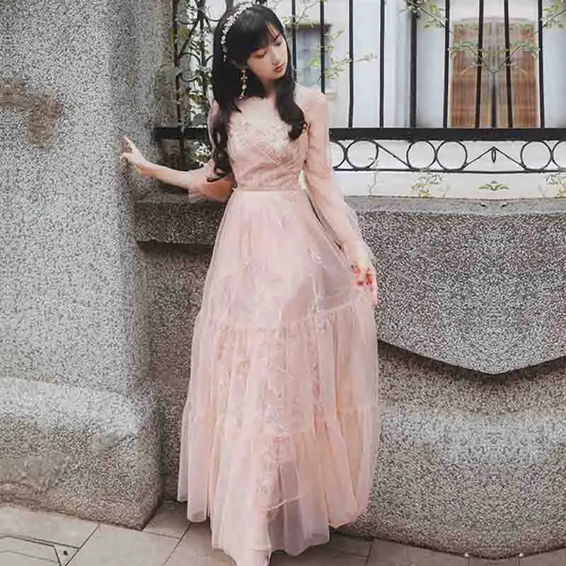 Высококачественное весеннее женское длинное платье llзаoosh новинка 2019 элегантное