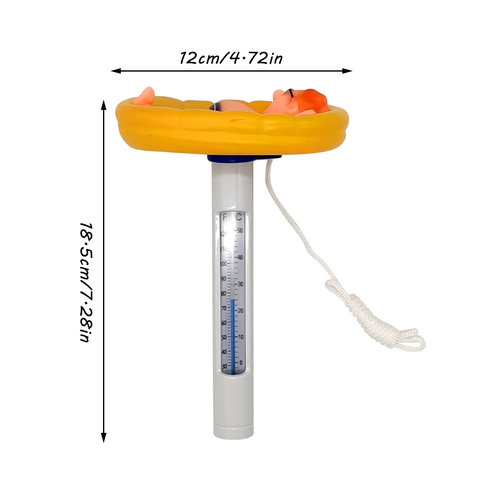 

Floating Thermometer For Swimming Pool Pond Hot Tub Water Turtle 1ml Water Blanket Water Floating Pad Bed Accessories Mat #4