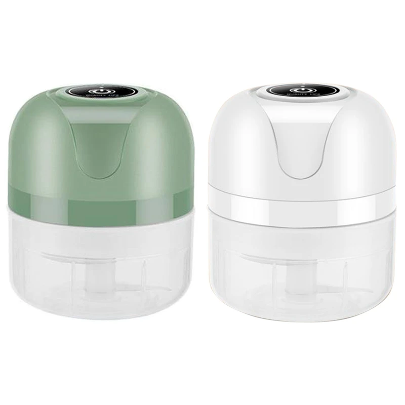 

100Ml Electric Garlic Masher Vegetable Chili Meat Rugged Cutter USB Charging Masher Machine Kitchen Gadget