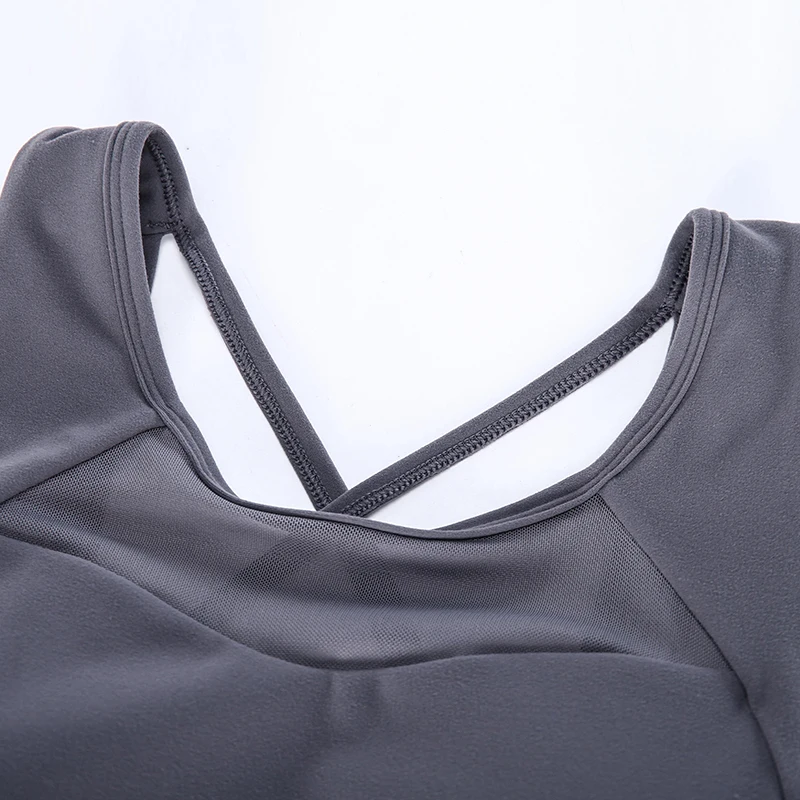 

Yoga Bra with Adjustable Buttons New Design Women Fashion Gym Fitness Custom Exercise Sports High Elastic Yoga Top