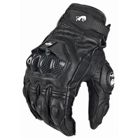 genuine leather motorcycle gloves windproof full finger moto riding gloves breathable four season men moto gloves