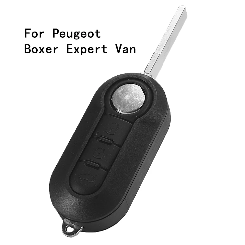 3 кнопки Складной флип автомобиль дистанционного ключа чехол для peugeot Boxer Expert ван замок открытый ключ оболочки багажник Замена авто аксессуары
