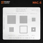 Трафарет Amaoe MAC6 BGA для Macbook 980YFC 338S00466-A0, 338S00267-A0, A2159, A1989A1990 T2, чип CPU RAM, IC, стальная сетка