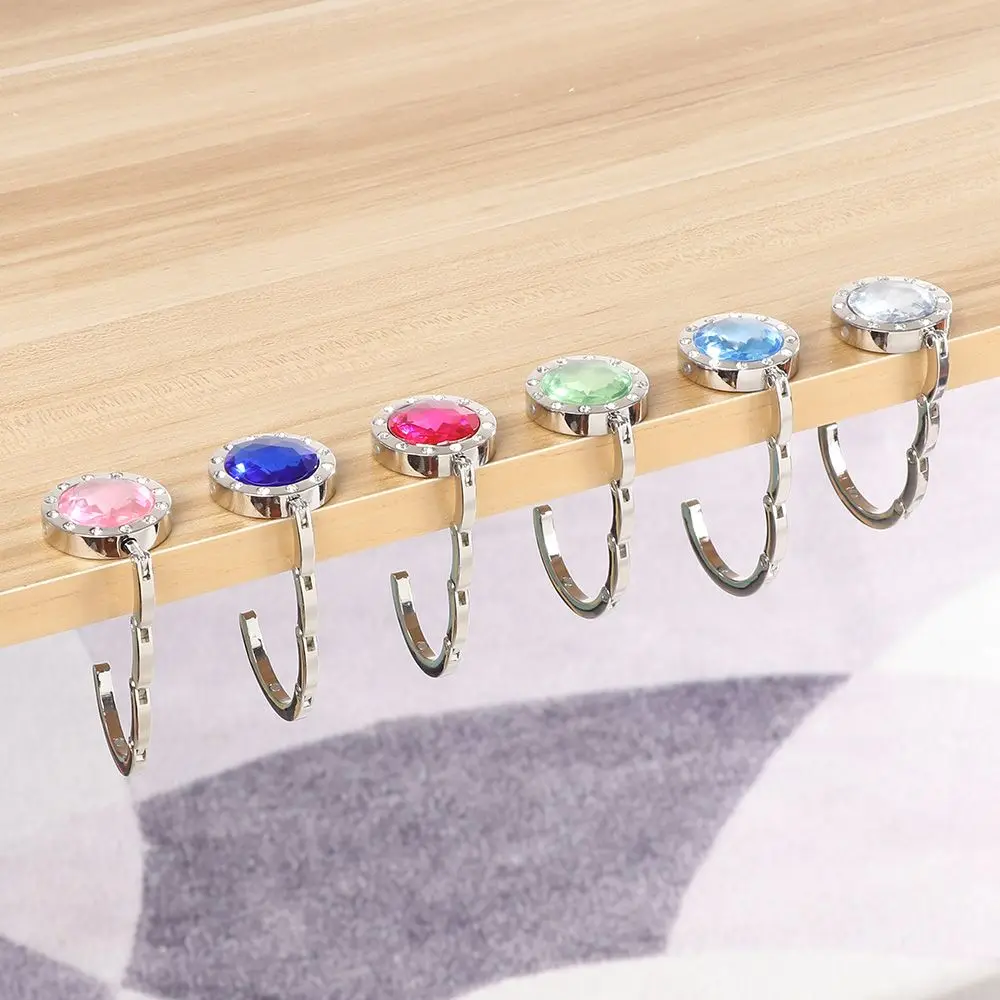 

Travel Desk Hooks Metal Table Clasp Folding Bag Holder Purse Hook Handbag Hanger