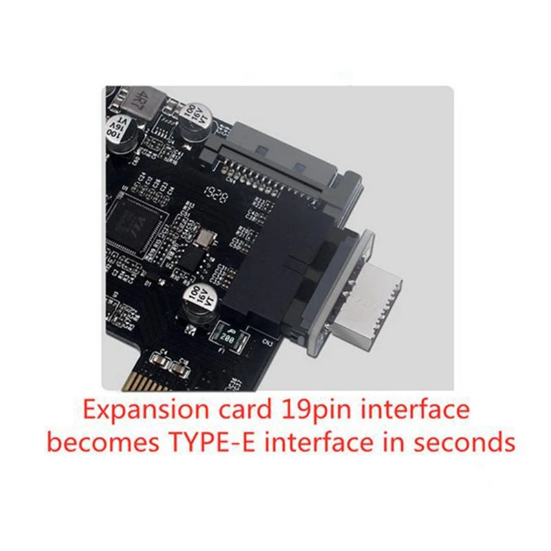 Retail Motherboard USB3.019P/20P to TYPE-E90 Degree Adapter Chassis Front TYPEC Plug in Port | Электроника
