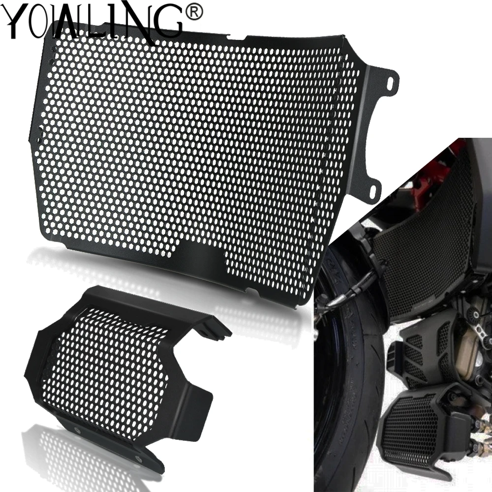 

Motorcycle Radiator Guard And Oil Cooler Guard Protector Set For Ducati Hypermotard 950 RVE Hypermotard 950 SP 2019 2020 2021