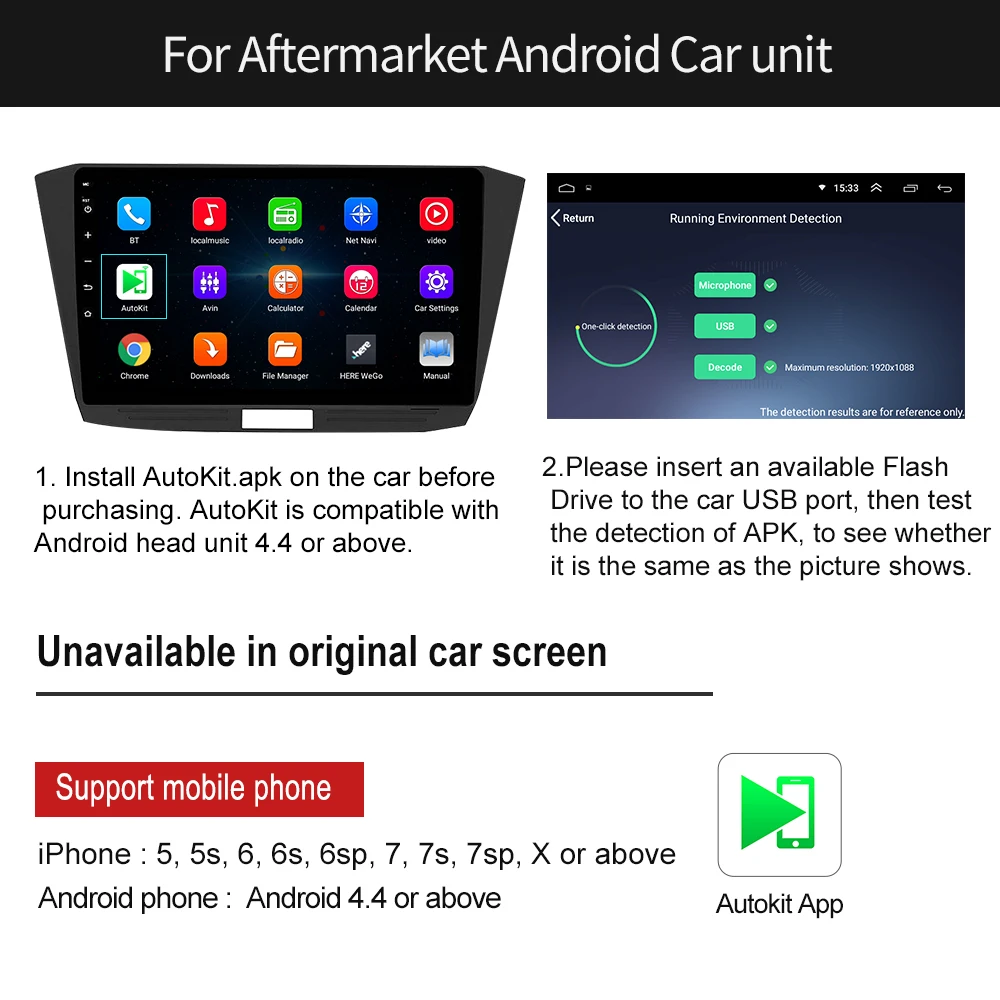 Carlinkit Wireless Smart Link Apple Внешний порт Carplay для Android навигации плеер Mini USB Stick с авто |