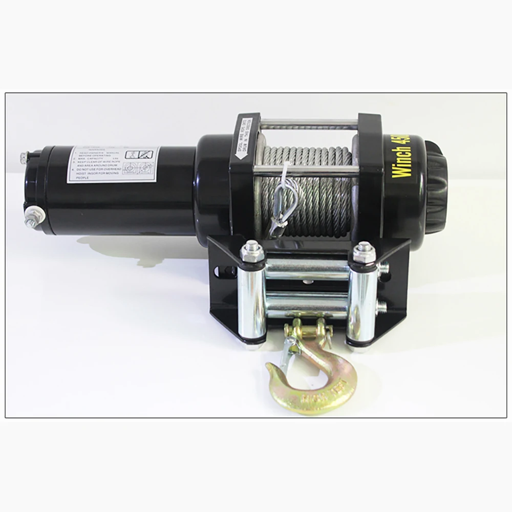 Портативная электрическая лебедка для автомобиля 3000 фунтов 12 В буксировочные