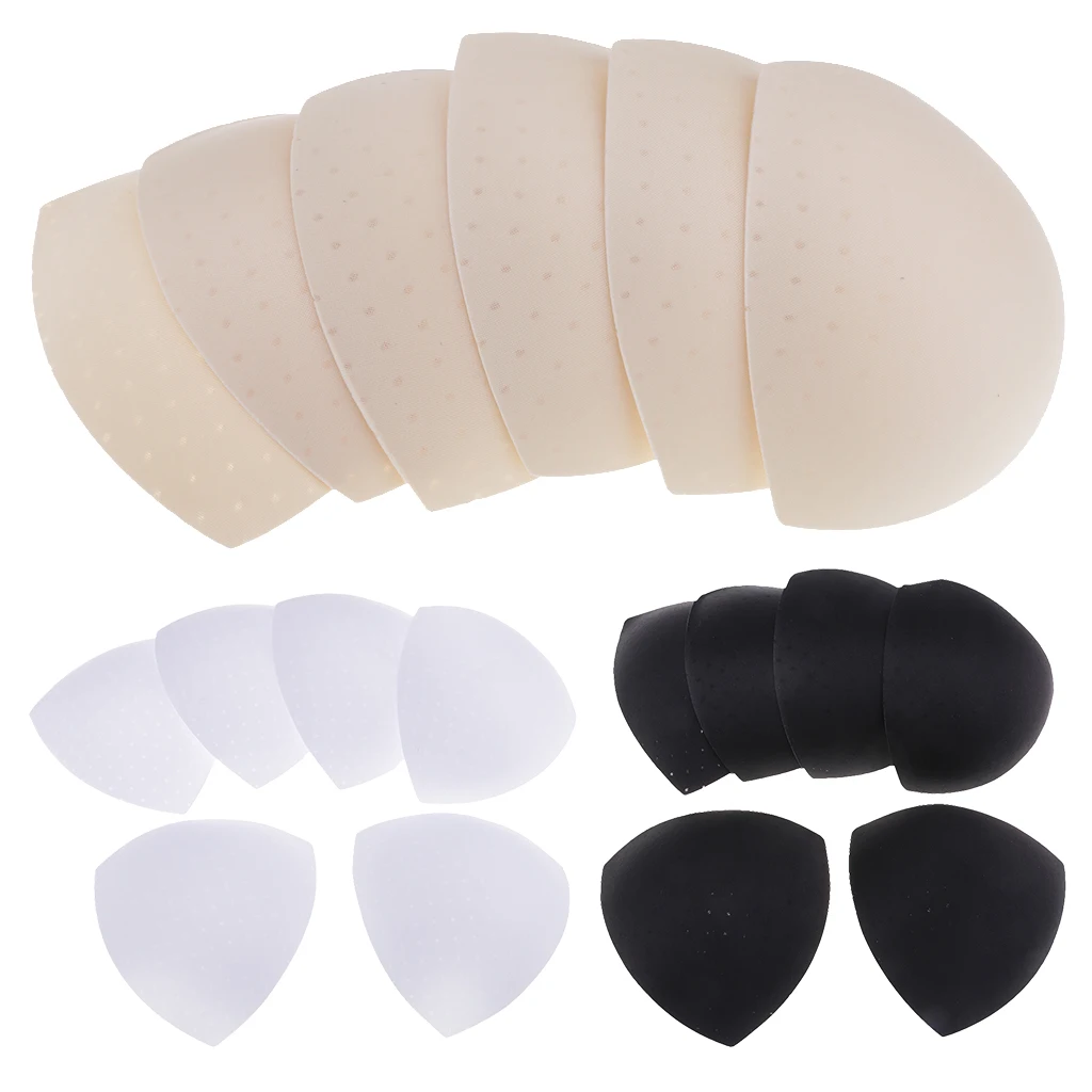 

3 Pairs Bikini Swimming Breast Bra Pads Triangle Push Up Swimsuit Insert Pad