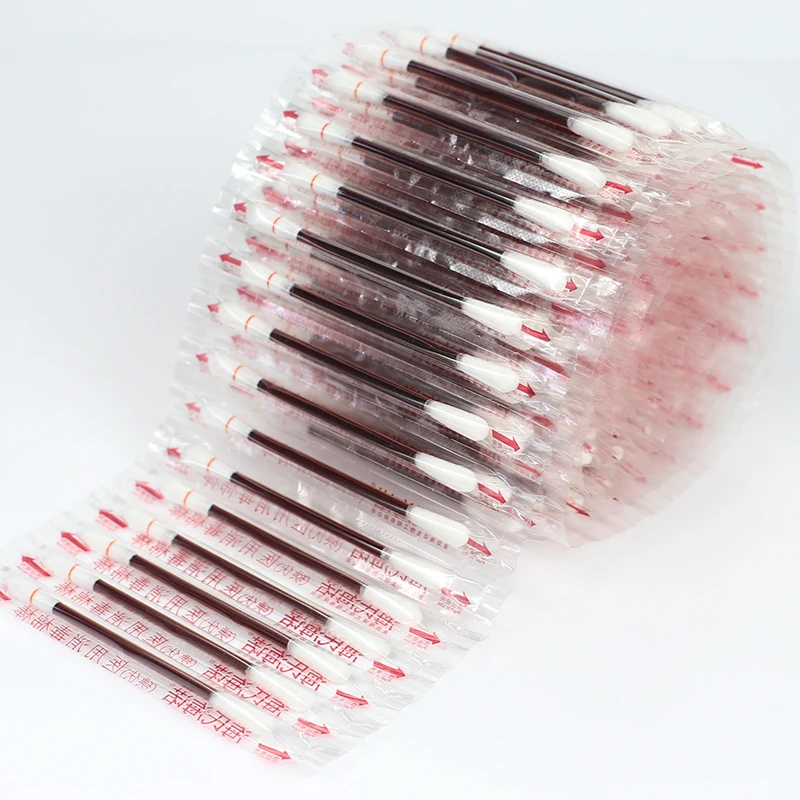 20 шт./лот одноразовые медико йод ватных палочек дезинфекции ватный тампон