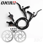 Комплект гидравлических дисковых тормозов ONIRII для горного велосипеда, зажим, супер светильник тормоз для горного велосипеда 8001400 мм CNC MT315 MT200 Deore SHIMAO