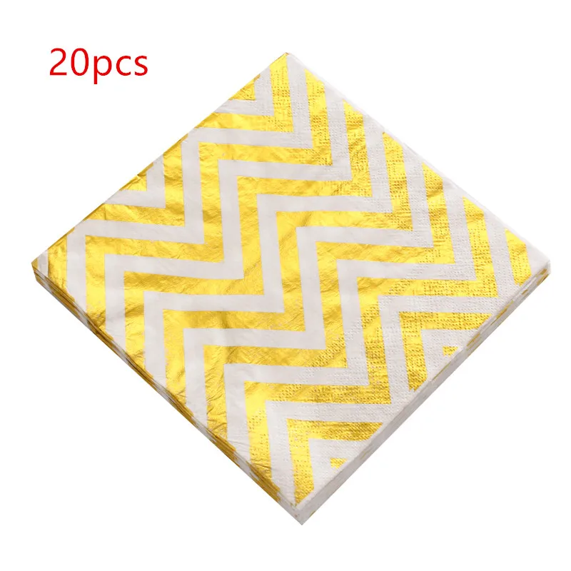 Gold Wave 20pcs 10 шт. 7 дюймов фольга серебряная звезда День рождения Свадебная вечеринка принадлежности украшения блюдо для торта одноразовые бумажные тарелки для детского душа сувениры - Цвет: Gold Wave 20pcs