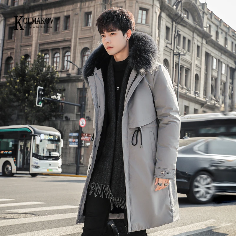 Мужская куртка на хлопковой подкладке 2 цвета 3XL однотонная плотная теплая с