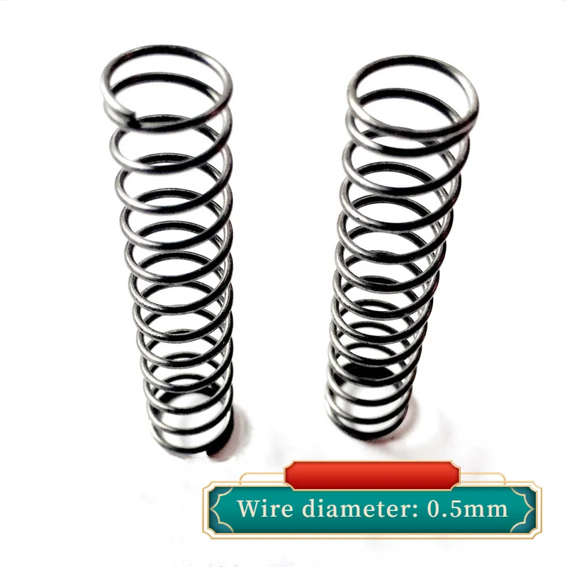 

10 шт., диаметр проволоки: 0,5 мм, пружина Y-типа, компрессионная пружина из стали, длина длинной нажимной пружины: 5,10,15,20,25,30,35,40,45,50