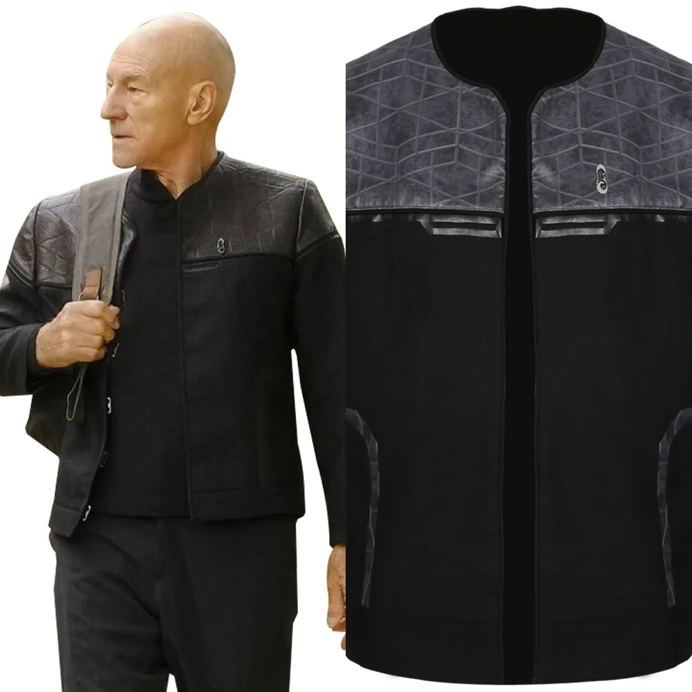 Звезда для косплея Kagerou Trek Picard Пикар Пальто костюм Для мужчин мужской пиджак