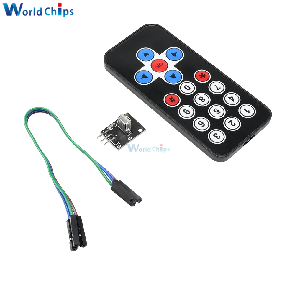 Комплект ИК приемника с пультом дистанционного управления HX1838 для Arduino Raspberry Pi 1