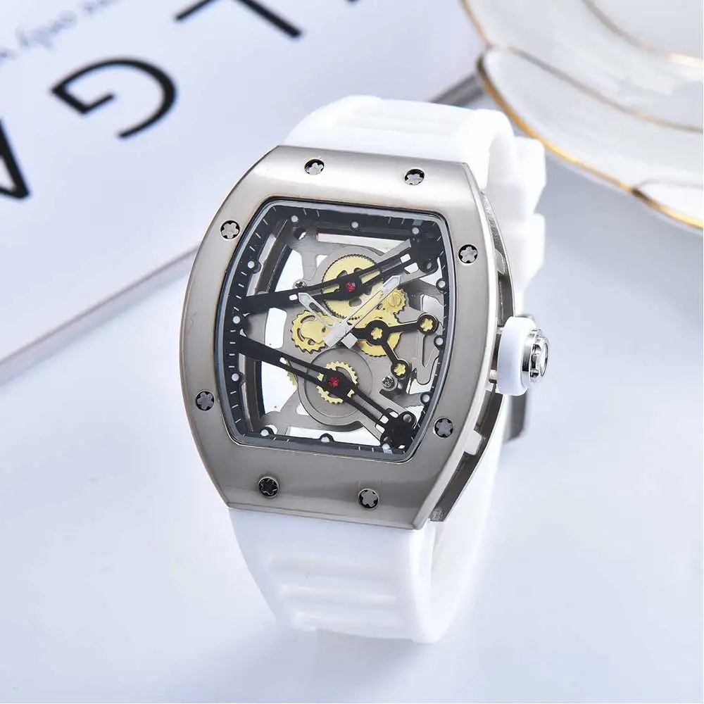 

2021 NEW RM Watch For Men Casual Sport WristWatch Man Business Watches Top Brand Fashion Silicone woman Quartz watches
