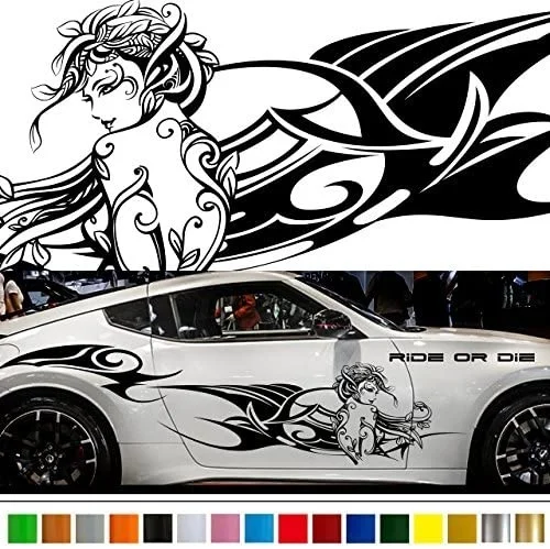 

Goddess Tribal car Sticker car Vinyl Side Graphics wa53 car vinylgraphic Car Custom Stickers Decals
