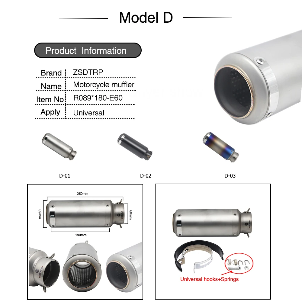 Выхлопная труба для мотоцикла ALCON Racing выхлопной глушитель SC выхлопная из