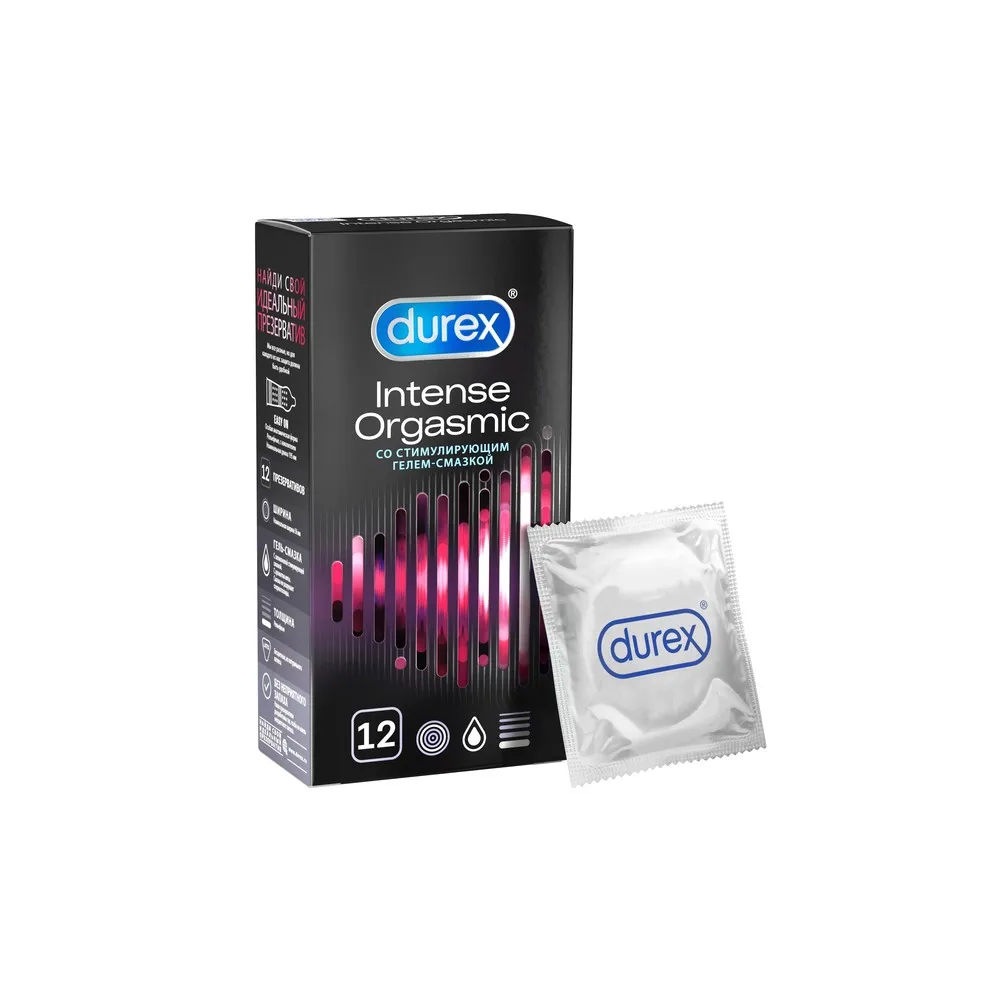 Презервативы DUREX Intense Orgasmic 12 шт | Красота и здоровье