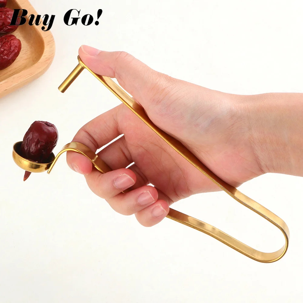 1 шт. вишневые нитки из нержавеющей стали длинная ручка фруктовый сердечник