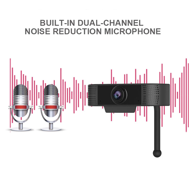 Веб камера с автофокусом и микрофоном 1080P USB2.0|Видеокамеры 360 °| |