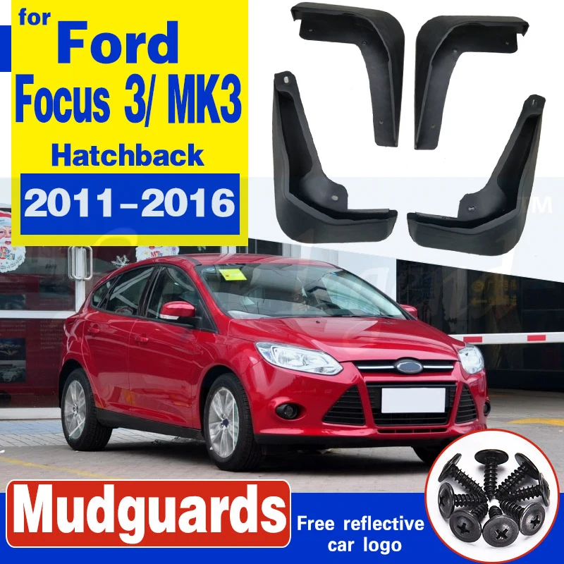 

Брызговики для хэтчбека Ford Focus 3 MK3 2011-2016
