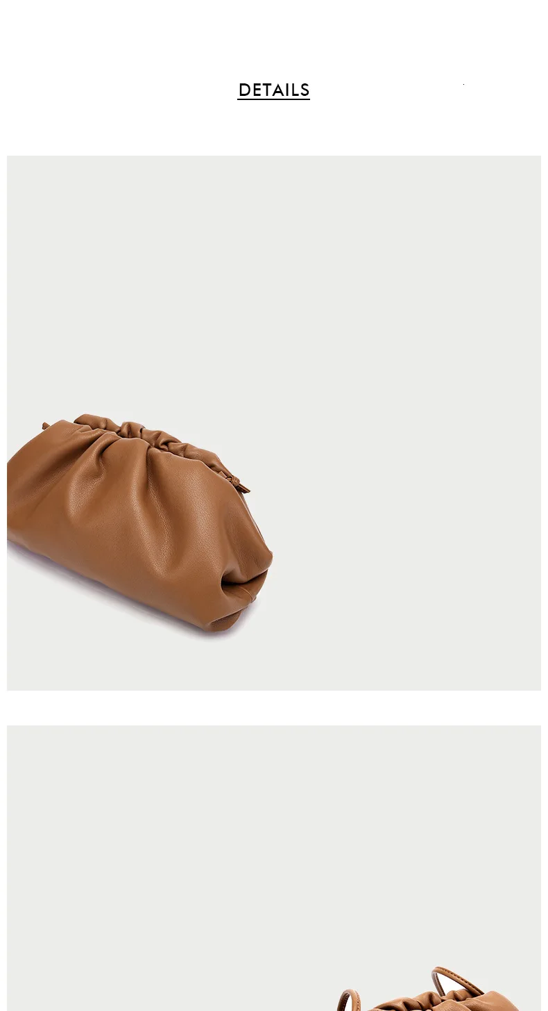 The Pouch Bag Day Clutch Soft Leather Hand Bag Dumpling Luxury Handbags Women Bags Designer Crossbody Bags For Female Michael
