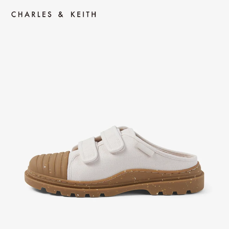 CHARLES＆KEITH Новинка на Весну и Лето2020 CK1 70900202Женские Тапочки Стильное Сочнение