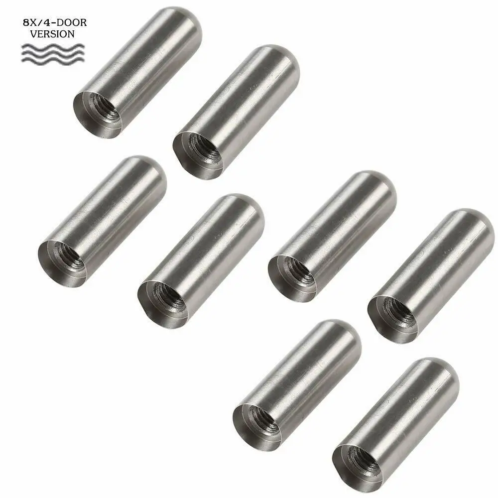 8 шт. дверные петли штифт болты направляющие вкладыши для 1997-2018 Jeep TJ JK JL Wrangler |