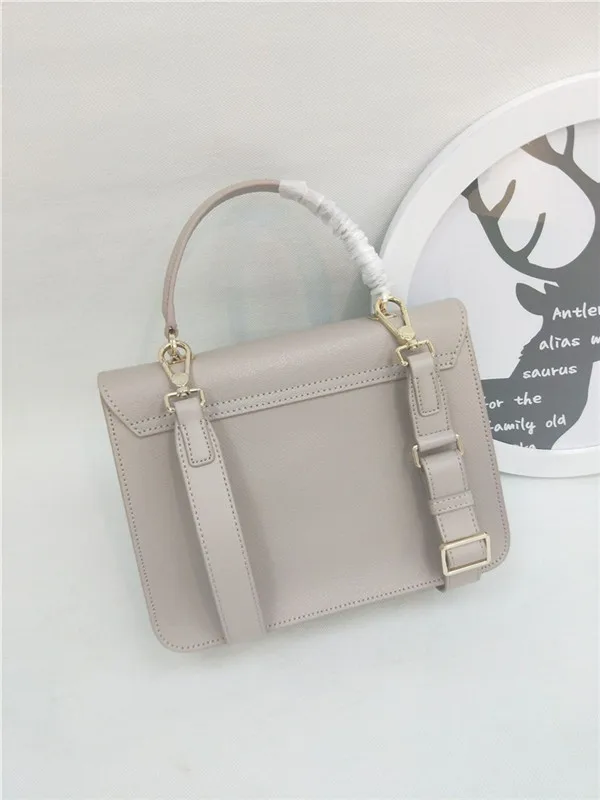 Оригинальные женские сумки FURLA, высокое качество, большие размеры, женские меховые кожаные сумки светло-серого цвета, Размер 23 см* 8 см* 17,5 см