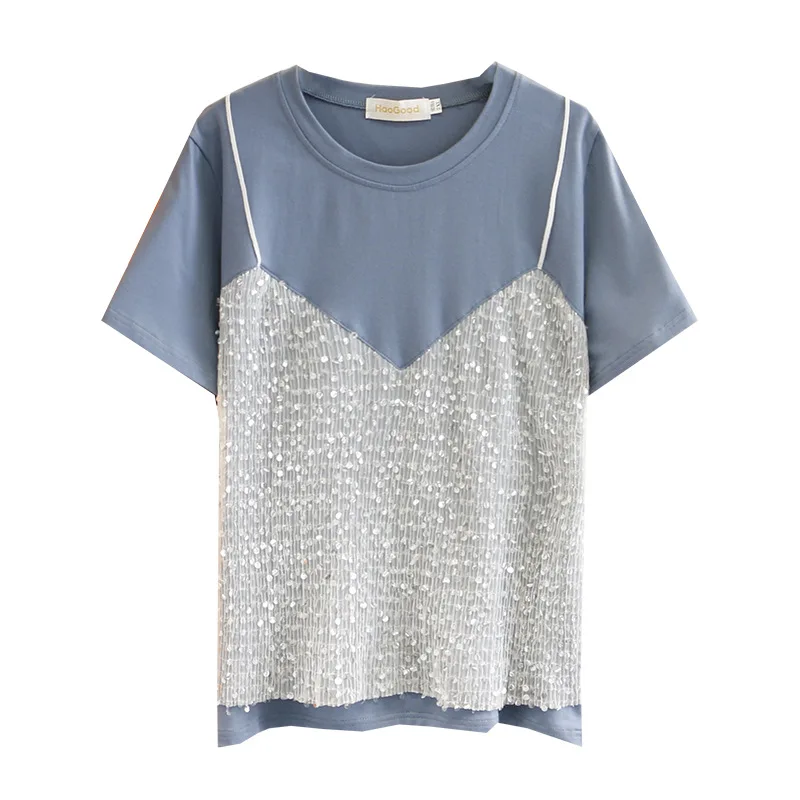 Женская летняя футболка женские футболки топы с коротким рукавом