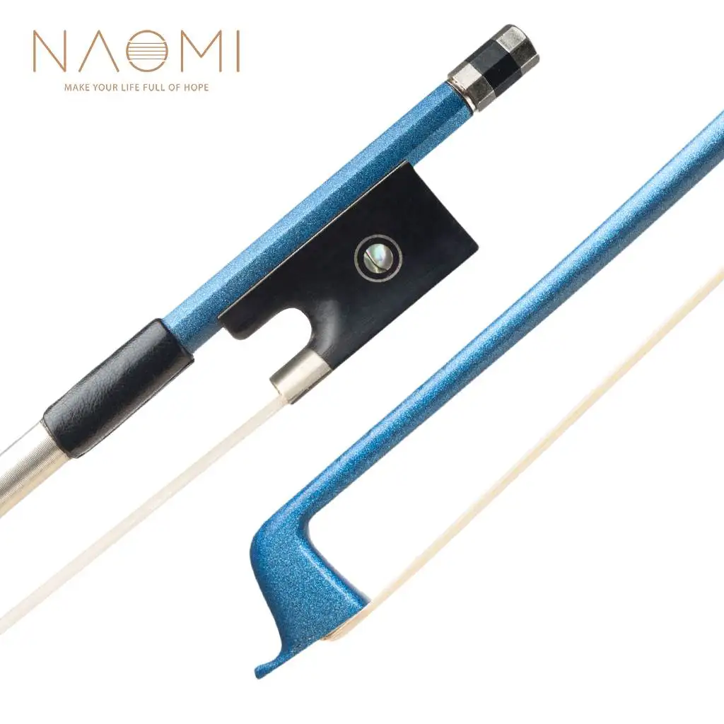 

NAOMI прочный углеродное волокно 4/4 Скрипка Лук углеродное волокно палка серебряная проволока обмотка овчина ручка использовать студенчески...