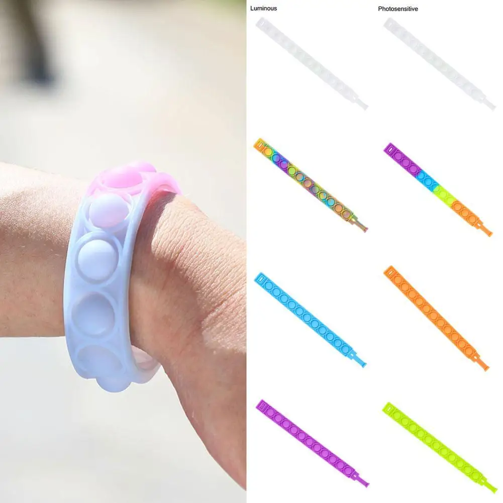 Портативный пресс Decom ионный браслет снятие стресса сенсорные силиконовые