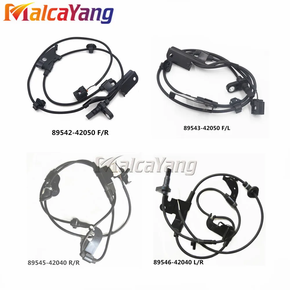 

4pc/lot Front Rear Left Right ABS Wheel Speed Sensor for Toyota RAV4 2.4 2.5 3.5 89546-42040 89545-42040 89542-42050 89543-42050