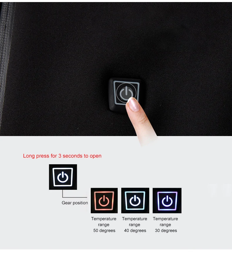 Facecozy открытый зимний USB жилет с подогревом для мужчин и женщин Пешие прогулки катание на лыжах водонепроницаемая куртка с подогревом Кемпинг САМОНАГРЕВАЮЩАЯСЯ термальная одежда
