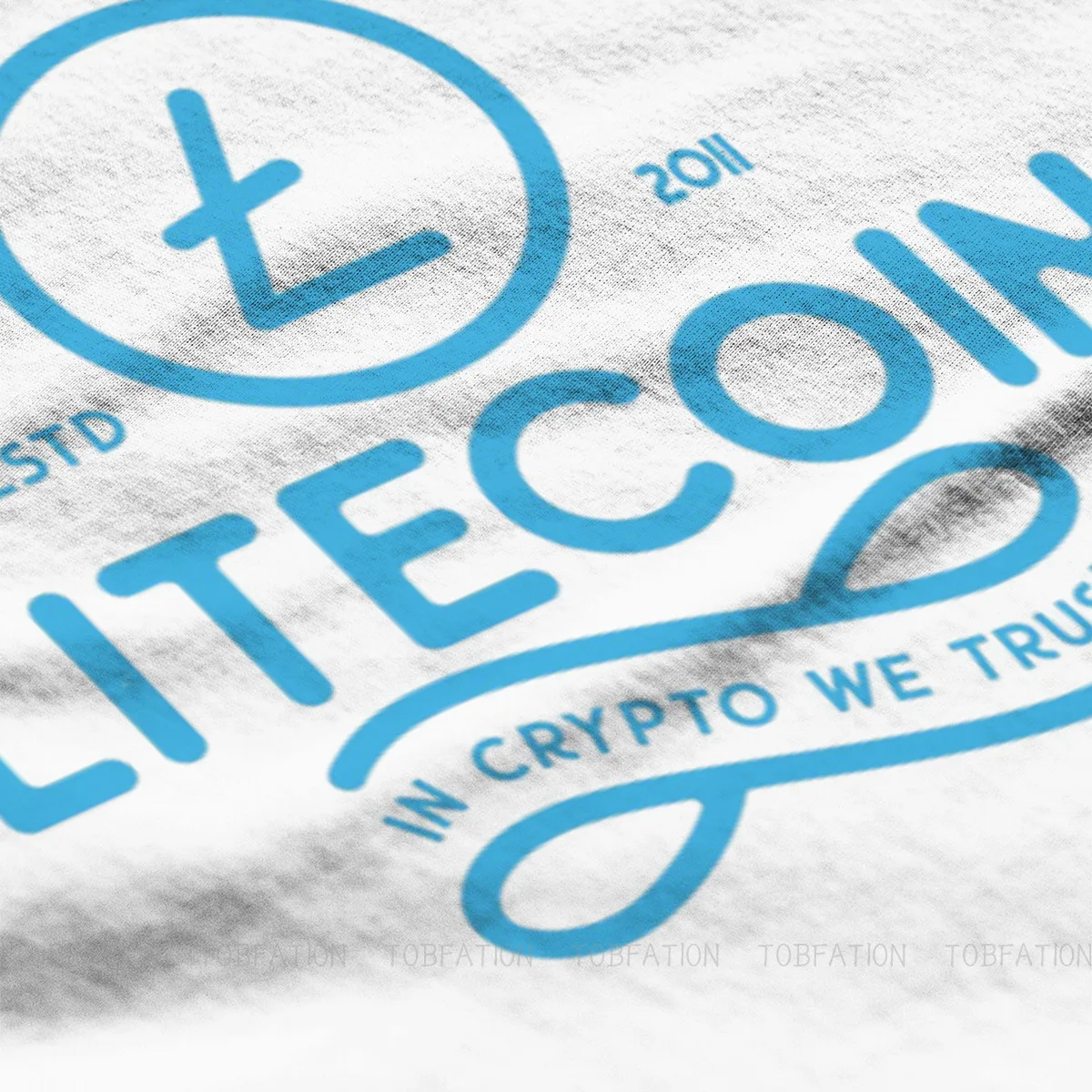 В крипто мы доверяем виртуальная цифровая валюта Litecoin винтажная Готическая