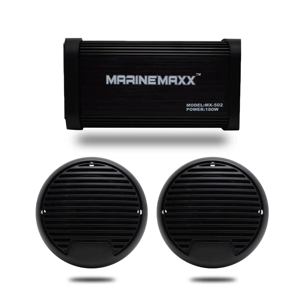 180 Вт 4 канала Bluetooth усилитель Морская Лодка аудио стерео Водонепроницаемый