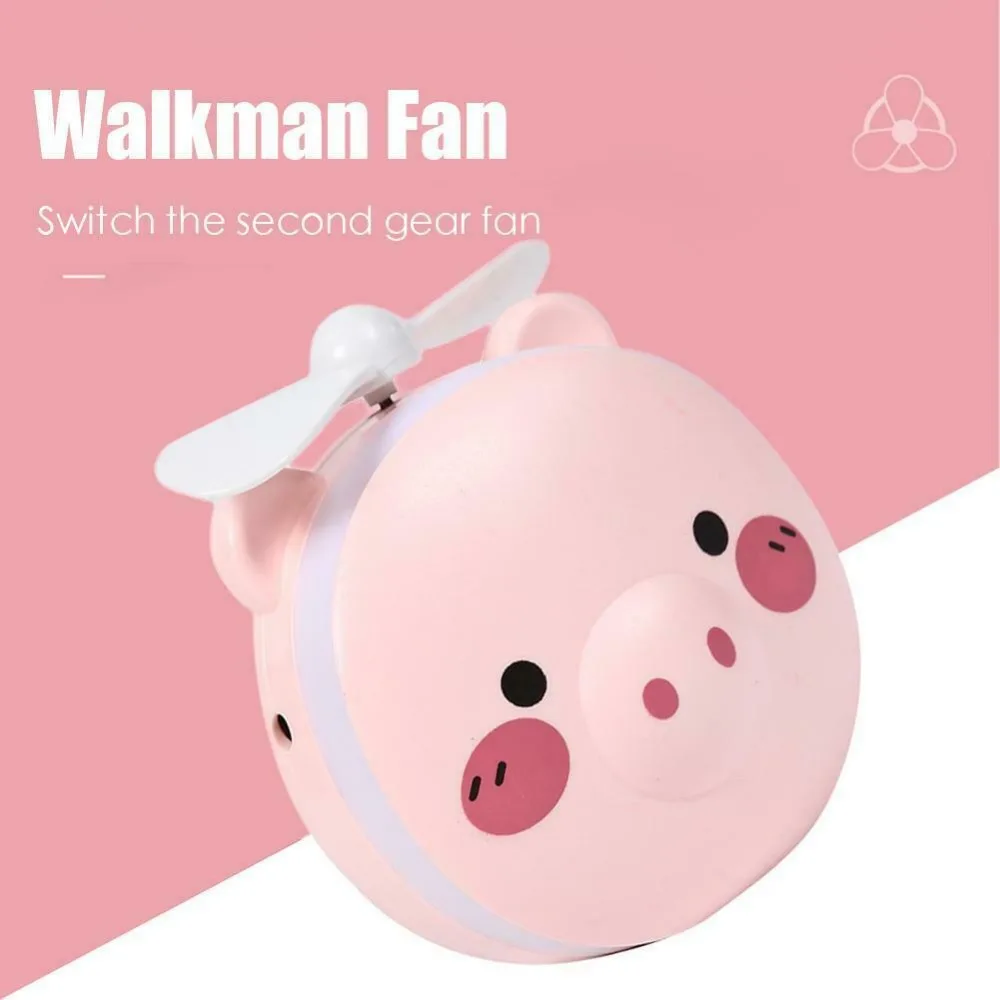 Портативный светодиодный вентилятор для зеркала макияжа с подсветильник в виде