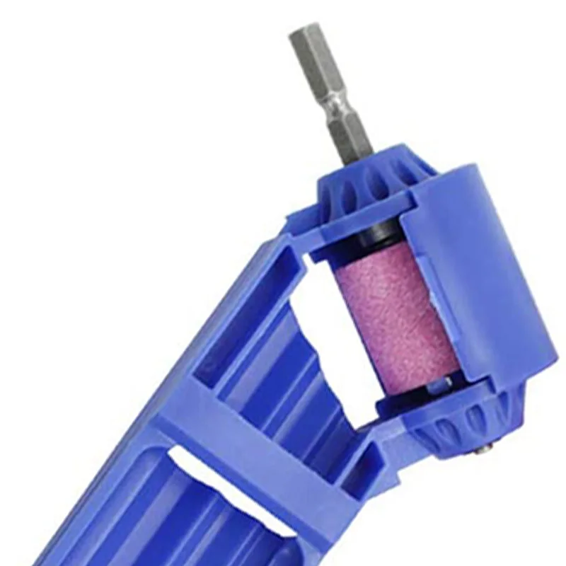 

Portable Drill Bit Sharpener Corundum Grinding Wheel Powered Tool For Drill Polishing Wheel Drill Bit Sharp 2Pcs Blue