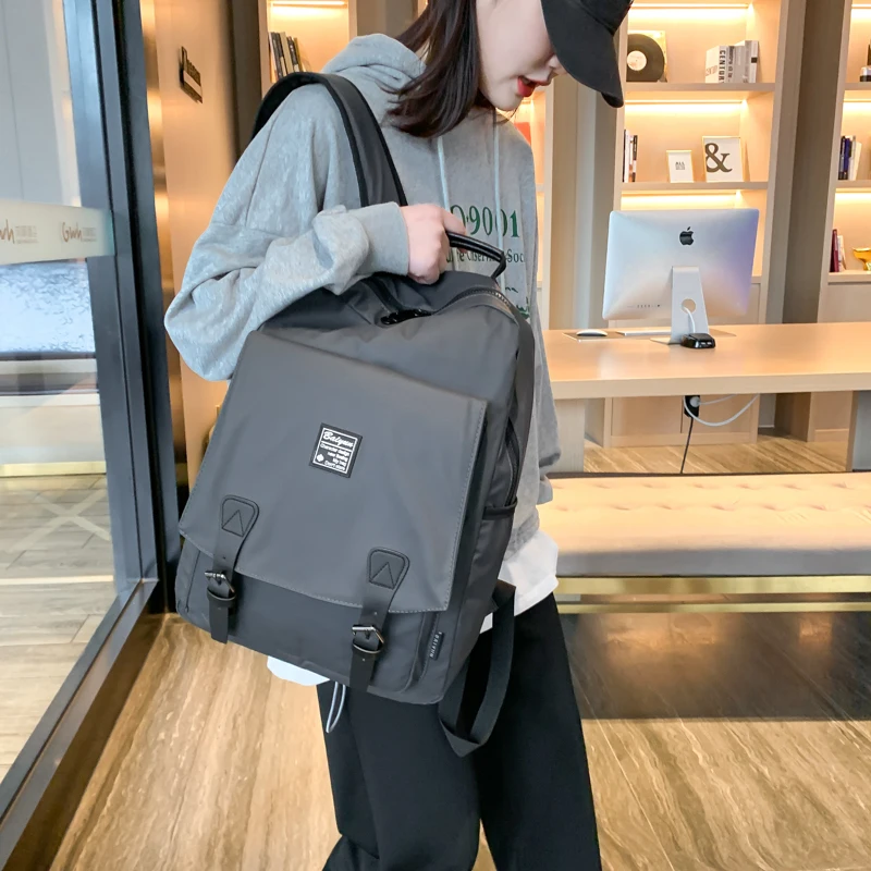 Мужской и женский рюкзак в британском стиле Новинка 2020 года Нейлоновая