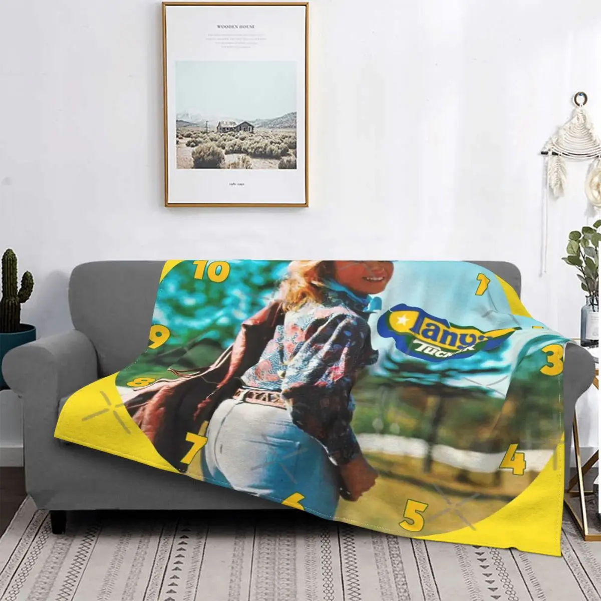 

Tanya Got-Manta de álbum de Debut, colcha a cuadros para cama, toalla de playa, manta Kawaii a cuadros en el sofá