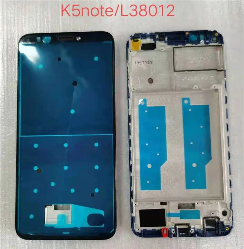 

Передняя рамка K5Note для Lenovo K5 Note L38012, панель корпуса, поддержка ЖК-дисплея, средняя Лицевая панель, Сменные запасные части для ремонта