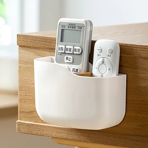 multi function storage rack wall mounted organizer remote control storage box for tv air conditioner phone plug holder stand free global shipping