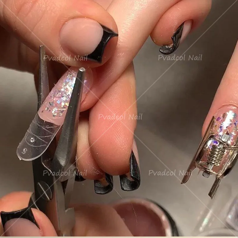 Acrylic Nail C Curve Pincher Pinching Tool Clamp Shaping Tweezers Nails Extension Clips | Красота и здоровье