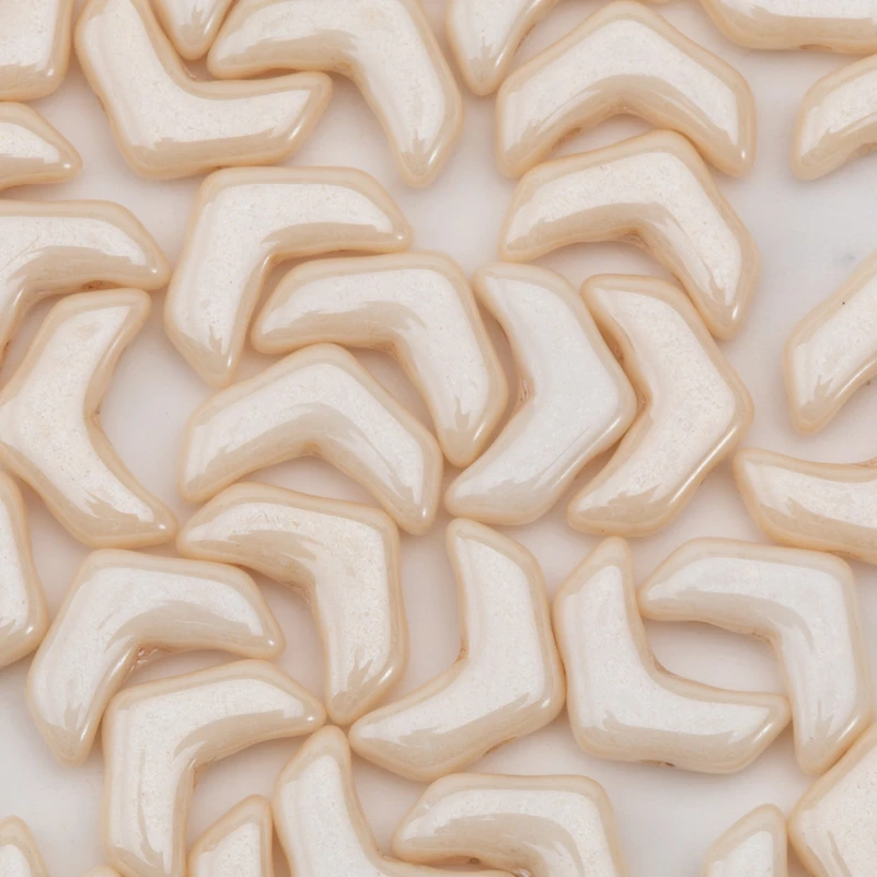 Бусины из чешского стекла ChevronDuo 5 г 10x4 мм бусины с двойными отверстиями около 20 шт.