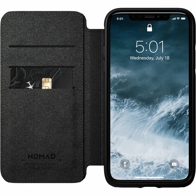 Чехол книжка Nomad Rugged Leather Folio для iPhone 11|Чехлы-портмоне| |